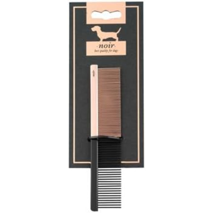 Металевий гребінець Ebi Noir Fellkamm з 27/61 зубцями, розмір 13.2 x 2.1 см