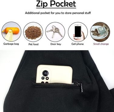 NATUYA Сумка-переноска для собак та котів, бавовняна, чорна, для прогулянок та подорожей