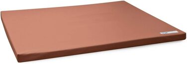 Лежанка для собак Easy з екошкіри, розмір M, 100 x 80 см, колір коньяк. Підходить для багажника, коврик для собак, подушка для собак