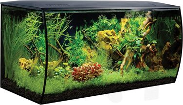 Акваріум Fluval Flex 123 л, прісноводний, чорний, комплект