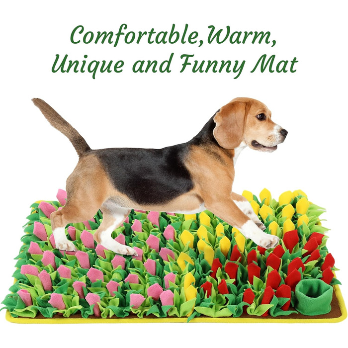 Мат для носової роботи для собак MHTTEC, килимок для пошуку, годівниця для повільного годування, 75 x 50 см, 1 шт.