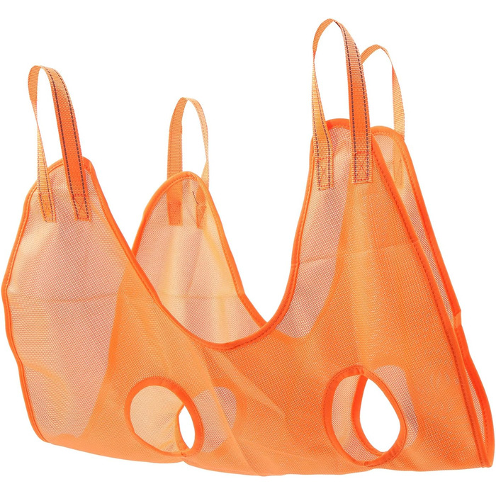 Гамак для догляду за собаками, рушник для сушіння тварин, гамак для краси з ножицями, гамак для релаксації та догляду за тваринами, гамак для котів та догляду за тваринами для стрижки кігтів (S-), великий, оранжевий