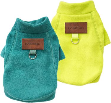 Пуловери для собак з флісу (2/3 шт.) - теплі, м'які, з ролетним коміром. Підходять для маленьких собак, цуценят та котів. Кольори: сірий, зелений, блакитний.