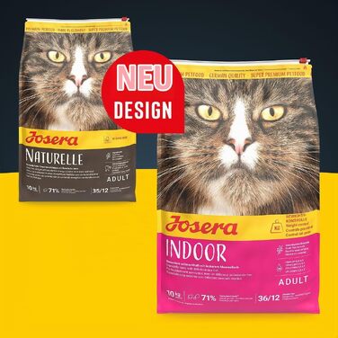 Сухий корм для котів Josera Indoor з птицею та рибою для дорослих, 10 кг