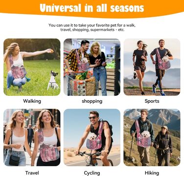 Сумка-переноска для тварин Huilin Technology, рожева, для котів та собак, для прогулянок та подорожей