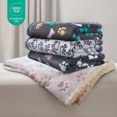 Водонепроникна ковдра для домашніх тварин Luciphia XL (215.9 x 152.4 см) - захист меблів, м'яка, флатуха, миється