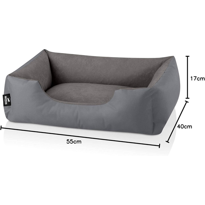 Ліжко для собак BedDog Zara S, знімний чохол, подушка, диван, для малих порід