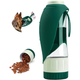 Тіовері: Поїлка-дозатор для собак та котів, 340 мл, блакитна. Зручна поїлка-дозатор для води та корму, виготовлена з якісного пластику, об'єм 340 мл. Ідеально підходить для подорожей та прогулянок з вашим улюбленцем.