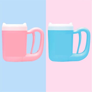 Автоматична мийка лап для тварин AXTMR з ручкою, велика рожева, для собак та котів