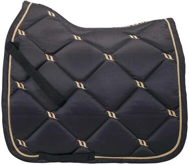 Schabracke Back on Track Night Collection Dressur Graphite grau Full - підкова для коней