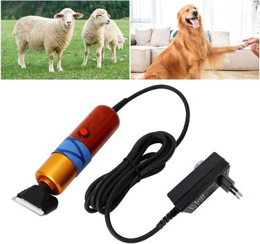 Професійна машинка для стрижки собак та котів, 1000-6600 обертів, кабель 3м, для всіх типів шерсті, 36W