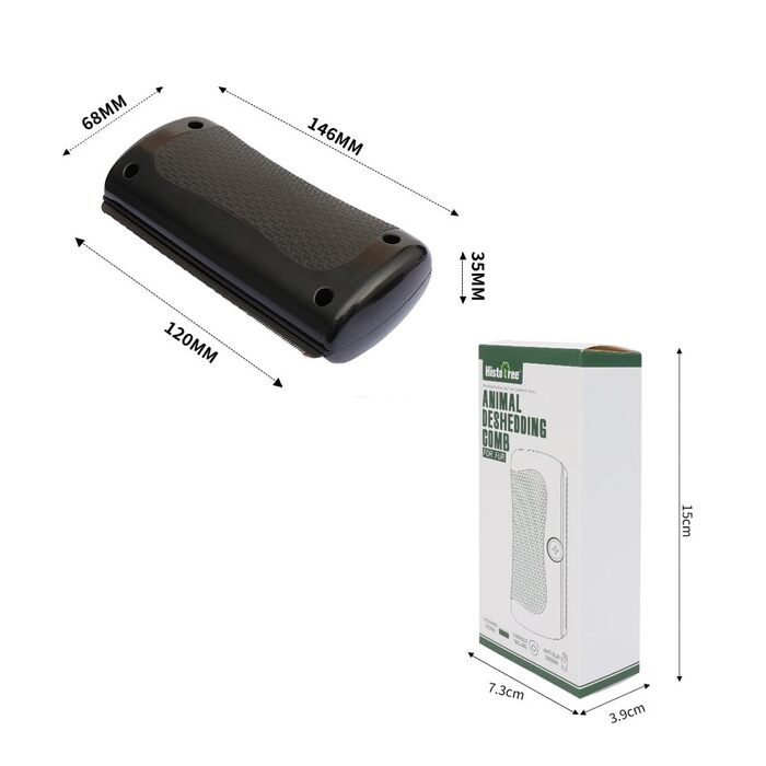 Бурштук Pfotenmond Fellwunder для собак та котів: видалення підшерстка, масаж та догляд за шерстю