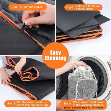 Накидка на сидіння автомобіля для собак JOEJOY, водонепроникна, стійка до подряпин, для великих машин (Trucks/SUVs)