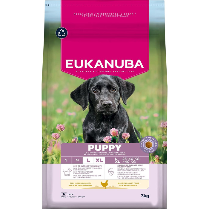 Сухий корм для собак великих порід Eukanuba з куркою для дорослих, преміум-клас, 15 кг