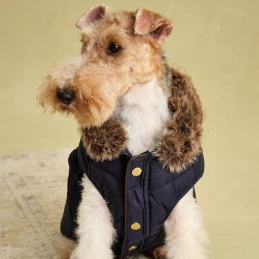 Розкішний теплий накид для собак Rosewood Joules Cherington, розмір M, темно-синій