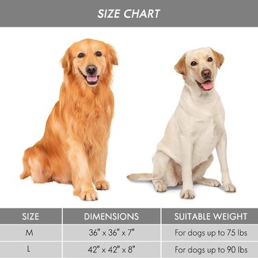 Ортопедичне ліжко для собак ClevaHome, кругла форма, водонепроникне, з двошаровою підкладкою, антиковзаюче, знімний чохол, оливковий колір, розмір L