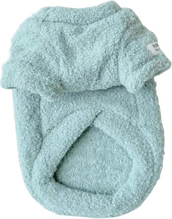 Пуловер для собак маленьких порід на зиму - теплий халат для дрібних та середніх собак, такі як такса/коргі (зелений, XXL)