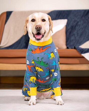 Комбінезон для собак великих порід, захисний, анти-шерсть, проти слини, захист ран, піжама-комбінезон (XXXL, темно-синій)