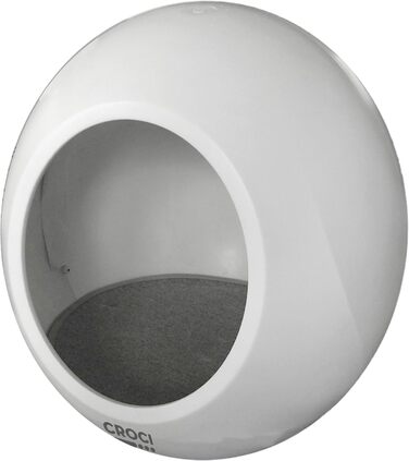 Інтелектуальний будиночок для котів Croci Domus з регулюванням температури та звуками для розслаблення (43 x 45,5 см)