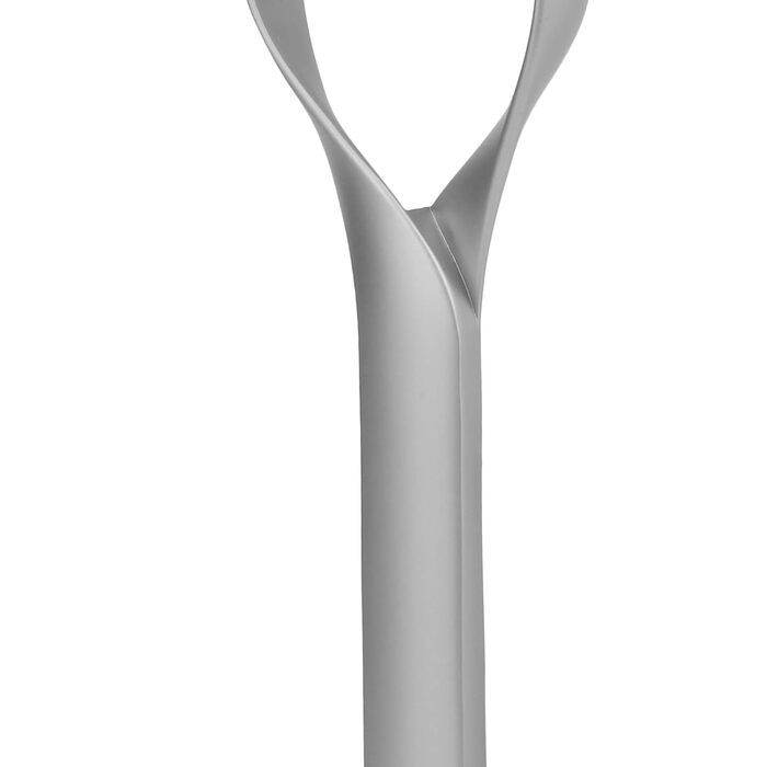 Щітка для собак та котів з довгим волоссям, 2-стороння, для видалення підшерстка, розплутування, з цинкової сплави, довговічна, для бережного догляду за шкірою, ефективна проти ковтунів та відмерлого волосся (S) Срібна