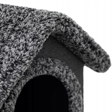 Тепла будка для собаки з хутряним підстилкою та подушкою, середній розмір R3 46x52 см