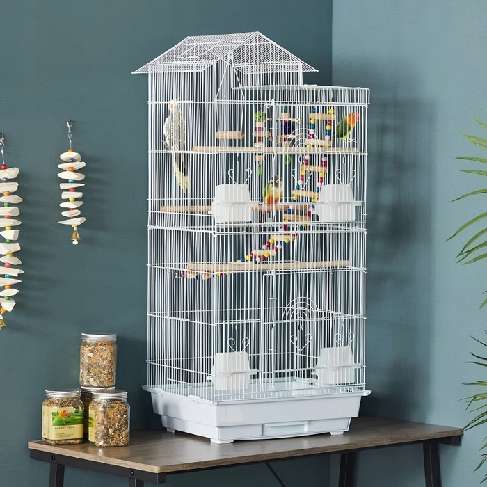 Клітка NUXIE 47 x 36 x 99 см, біла