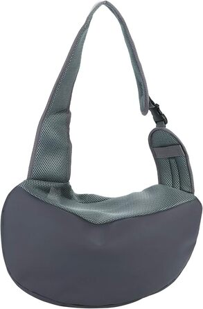 Сумка-переноска для собак та котів XGOPTS, чорна, до 5 кг, регульована, дихаюча, для прогулянок на вулиці