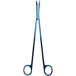 Ножиці титанові, 30 см, вигнуті, нержавіючі - ідеальні для обрізки коралів