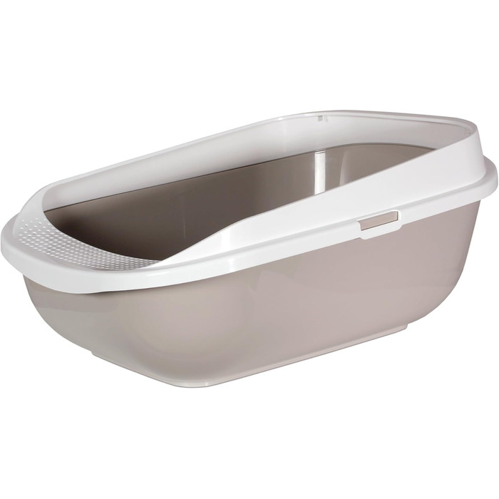 Karlie Katzentoilette з бортиком сірого кольору (57x43x25,5 см)