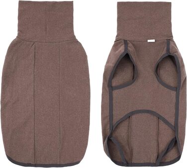 Теплий собачий светр Heywean з флісу для маленьких та середніх собак. Зручний зимовий одяг для дому та прогулянок. Колір: коричневий.