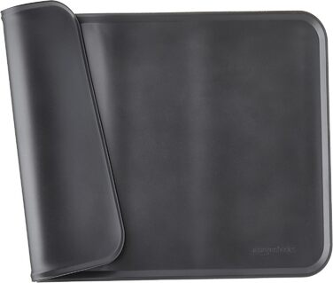 Підкладка під миску для тварин Amazon Basics, силіконова, 47 x 29 см, 2 шт. (Чорна)