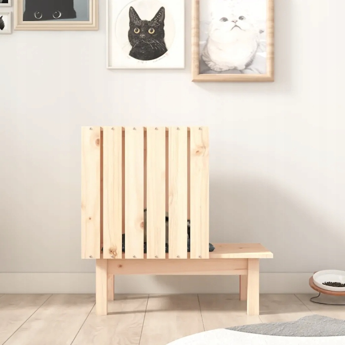 Будиночок для кота, 60x36x60 см, натуральне соснове дерево