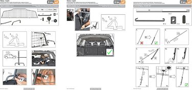 Сітка для собак Travall Mercedes-Benz GLK (2008-2015) - захист багажника, міцне сталеве плетіння