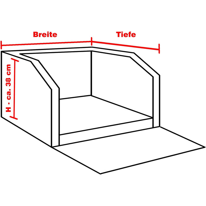 CopcoPet Лежанка для собак у машину, автолежанка, переноска для собак, автоковдра (55 x 55 x 38 см, сірий)