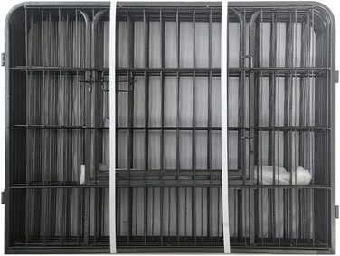 Металевий вольєр для собак та цуценят, переносний загон для тварин, ігровий майданчик на вулицю (12 шт.)