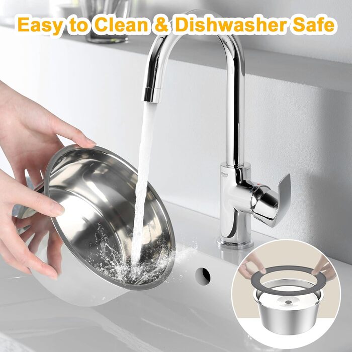 Миска для води для собак Yonphy 3L: Без розливання, з нержавіючої сталі, миска для води та корму, для собак та котів (сіра)