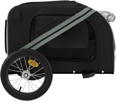 Фаркоп для велосипеда Gecheer для собак, міцний сталевий каркас, оксфордська тканина, дах з ПВХ, для безпечних та комфортних поїздок з домашніми тваринами