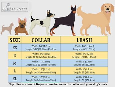 Набір повідка та нашийника для собак Aring Pet, оксамитовий нашийник та повідок, регульований для маленьких, середніх та великих собак, блакитний
