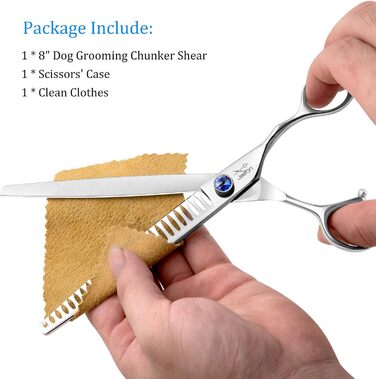 Професійна ножиці для грумінгу собак та котів Chunker 8.0'