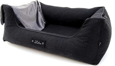 Ортопедичне собаче ліжко Lebon Carl Plus 100x75x30 см з підстилкою - Deluxe, Made in EU