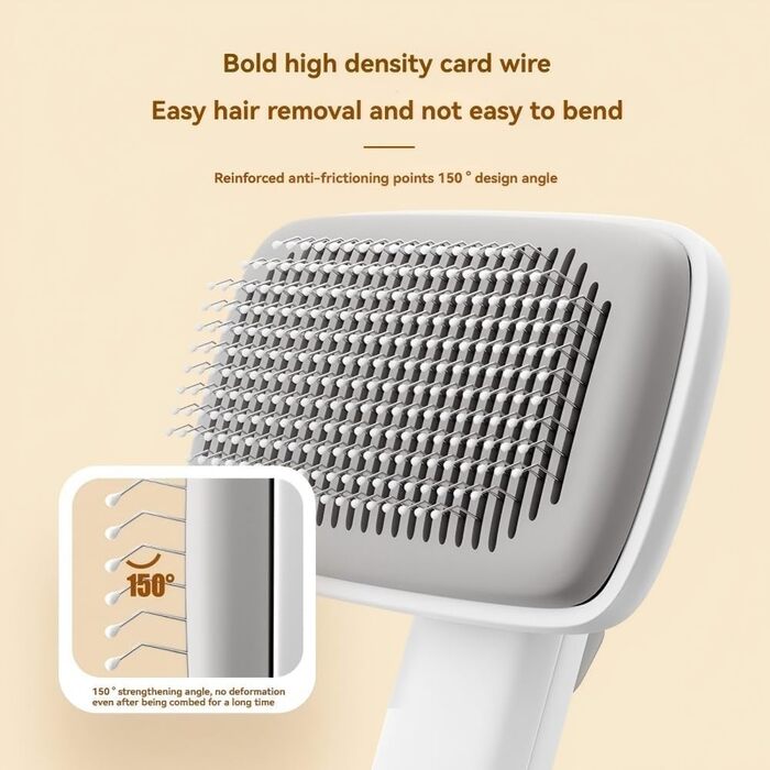 Іонна щітка для тварин Piddy Pet - вичісує шерсть без виривання, для собак та котів