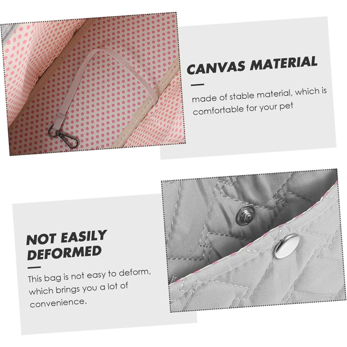 Транспортна сумка для тварин Toyzfriendly: переноска для котів та цуценят з canvas, легка, для подорожей