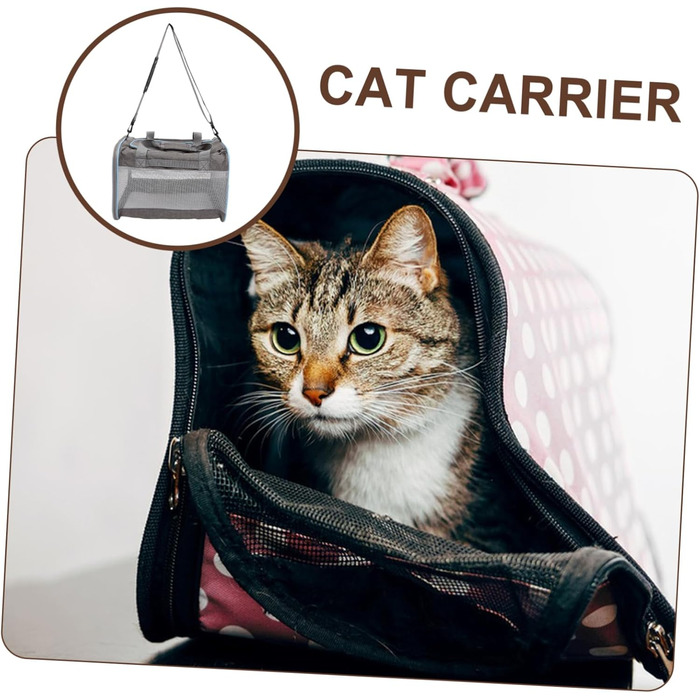 Транспортна сумка для котів Hemobllo: м'яка переноска для маленьких котів, кроликів та цуценят. Зручна та дихаюча переноска для подорожей