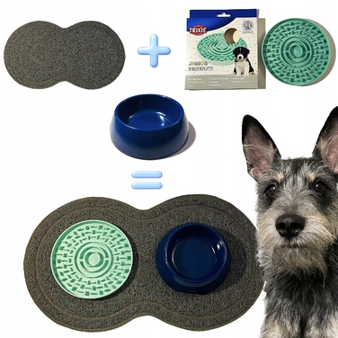 Лизальний килимок-піднос Trixie для собак Licking Plate, 15 см, для сповільнення їжі