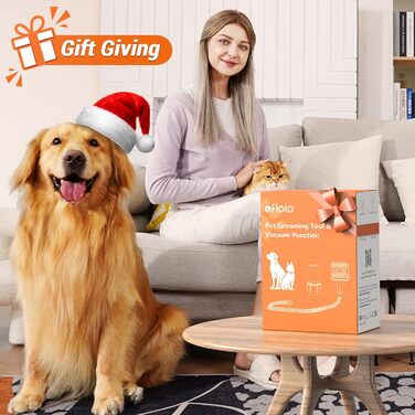 Насадка для пилососа Afloia для шерсті тварин: собака, кіт. Комплект для догляду за тваринами з подовжувачем та адаптером