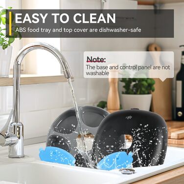 Автоматичний дозатор корму для котів FÜR Pfoten: 6 порцій, з охолодженням, програмований таймер, USB-живлення