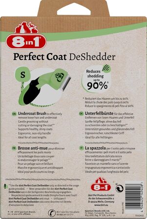 Щітка для собак DeShedder L 8-в-1: видалення підшерстка для великих собак (коротко- та довгошерстих)