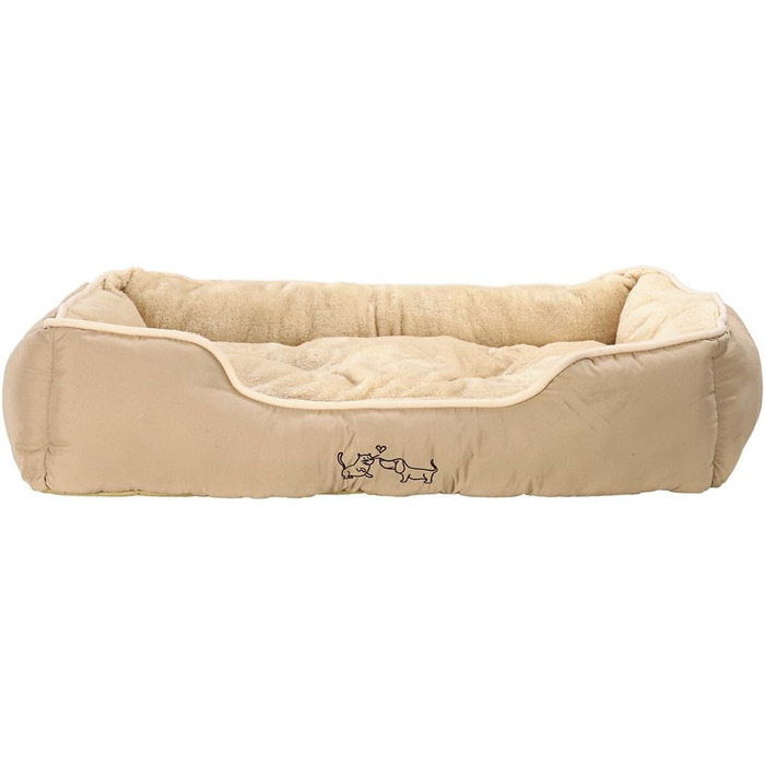 Килимок для собак та котів Dehner Lieblinge Sammy, 61x48x18 см, поліестер, бежевий