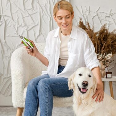 Ножиці для обрізання кігтів собак та котів з блокуванням - інструмент для догляду за дрібних та середніх порід - безпечний та захисний інструмент для стрижки кігтів, з електронною інструкцією