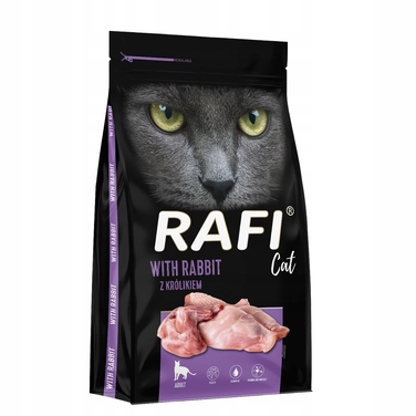 Сухий корм для котів Rafi Cat з кроликом, 7 кг